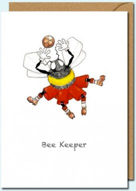 BIP1650 wenskaart - bee keeper