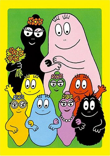 16576 ansichtkaart - barbapapa