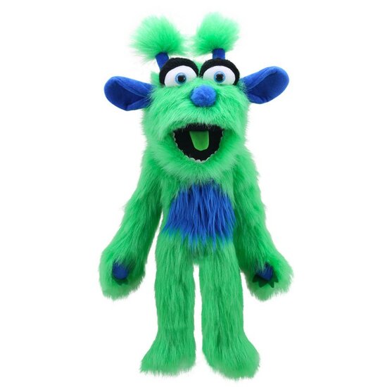 PC007711 groen monster - handpop