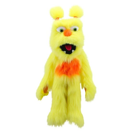 PC007714 geel monster - handpop