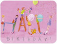 CA128b Audrey Bussi kaart "Happy Birthday"