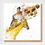 WP036 fine art kaart - giraffe