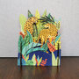 MN027 Miniature pop-up kaart - cheetah