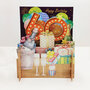 MN045 Miniature pop-up kaart - 60 happy birthday