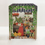 MN057 Miniature pop-up kaart - for you - bloemenstal