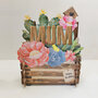 MN055 Miniature pop-up kaart - happy birthday mum