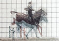 LP353 Wisselbeeldkaart - Paard met ruiter (Muybridge)