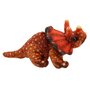 PC002241 Triceratops (oranje) dinosaurus - vingerpop