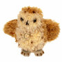 PC002039 Owl uil geelbruin - vingerpop