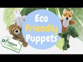 PC006204 Eco Walking Puppet Crocodile Krokodil - handpop