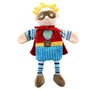 PC001901 Super Hero (Brown Mask) - Superheld (Bruin masker) - Story Telling Puppets - handpop