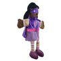 PC001920 Super Hero (Purple outfit) - Superheld (Paarse kleding) - Story Telling Puppets - handpop