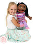 PC002053 People Puppet Buddies - Medium  - roze outfit - handpop