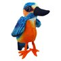 PC002115 Kingfisher ijsvogel - vingerpop