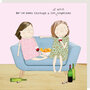 GF529 – rosiemadeathing wenskaart Gin & Frolics - wine together