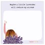 MJ009 – Rosie made a thing - memoblokje - lavender