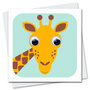 STR021 wenskaart Stripey Cats - safari Georgie Giraffe