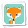 STR019 wenskaart Stripey Cats - bos Freddie Fox