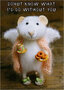 SQ005 tiny squee mousies wenskaart - what i'd do without you