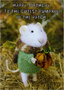 SQ009 tiny squee mousies wenskaart - happy birthday cutest pumpkin