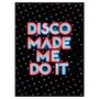 SA404 - Electric Dreams wenskaart Santoro - Disco Made Me Do It