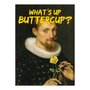 MP015 – Eclectic Selection Santoro - wenskaart Masterpieces - What's Up Buttercup