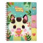 1287BB02 - Bangoberry - notitieboek met verdelers en bangobobs - Piggy Pig