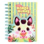 1285BB02 - Bangoberry - gelaagd notitieboek met spiraal - Piggy Pig