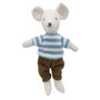 WB001510 muis - gestreepte trui - Wilberry Collectables