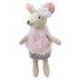 WB001508 muis - roze oren - Wilberry Collectables