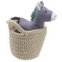 WB001801 Donkey - Ezel - Wilberry Pets in Baskets