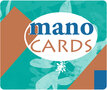 topkaart voor kaartenmolen - mano cards - groen bladeren