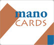 topkaart voor kaartenmolen - mano cards - wit