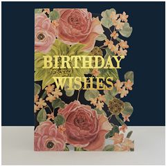 AL126 Laser uitgesneden wenskaart - birthday wishes | mano cards groothandel