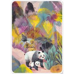 C103 Izou ansichtkaart - panda's | Correspondances | Mano cards groothandel