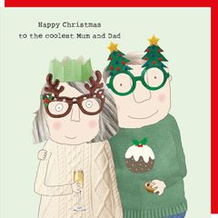 xrel47 - Rosie made a thing kerstkaart - coolest mum dad | Mano cards groothandel