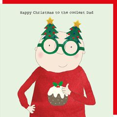 xrel48 - Rosie made a thing kerstkaart - coolest dad | Mano cards groothandel